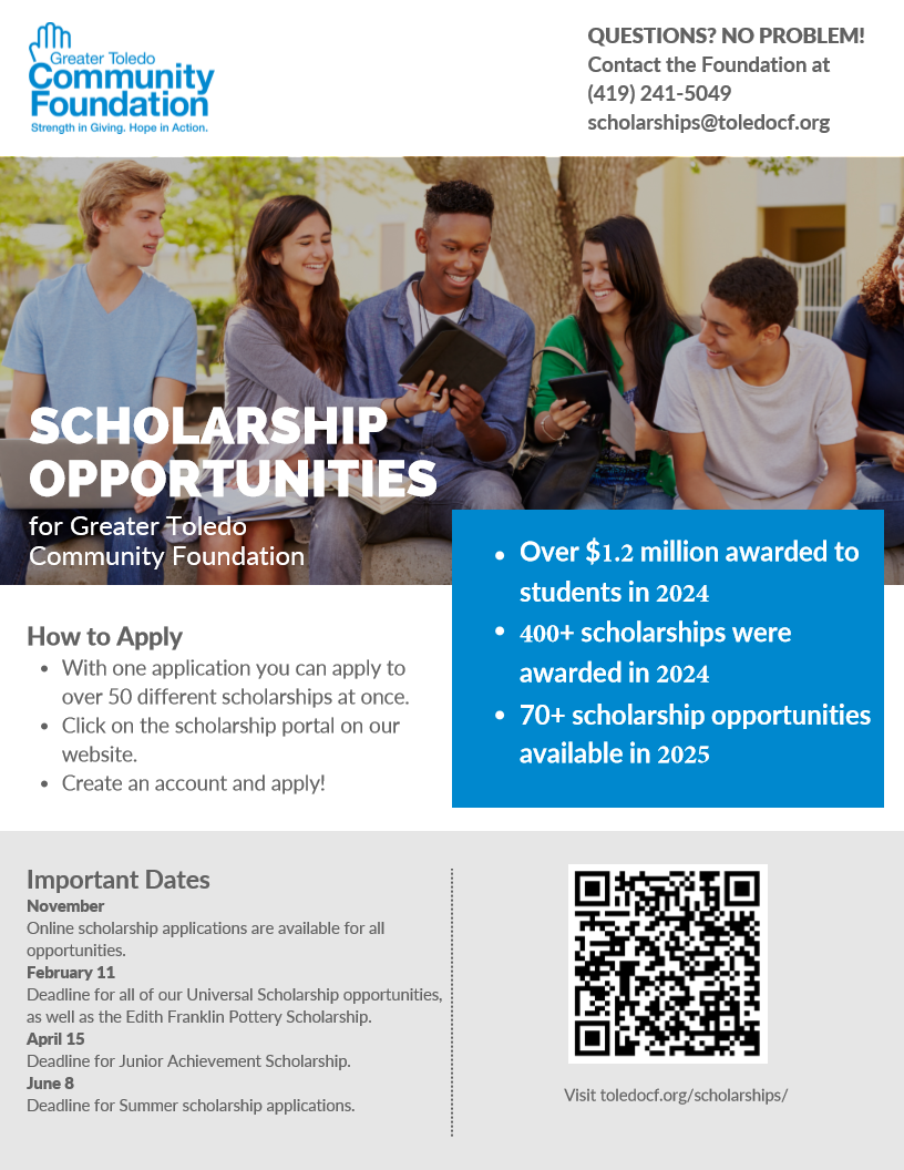 QR Code to access 2024 Scholarship Info